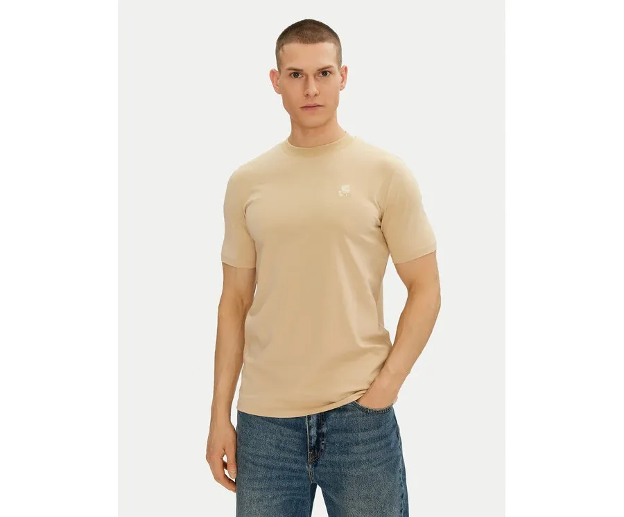 obrazek 1 KARL LAGERFELD T-Shirt 755750 552221 Beżowy Regular Fit