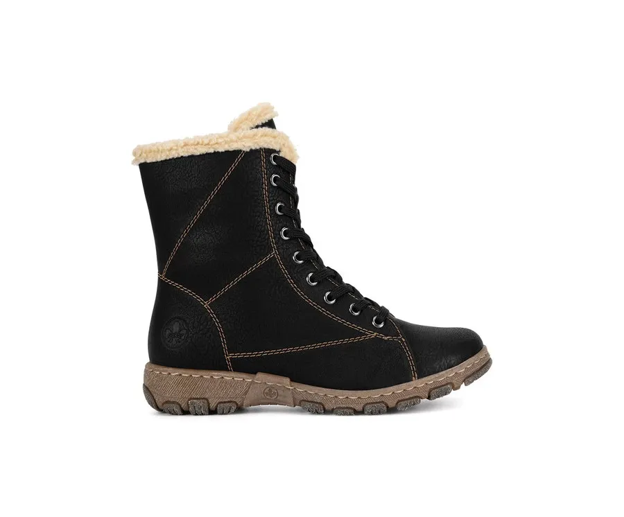 obrazek 1 Rieker Botki Z0102-00 Czarny