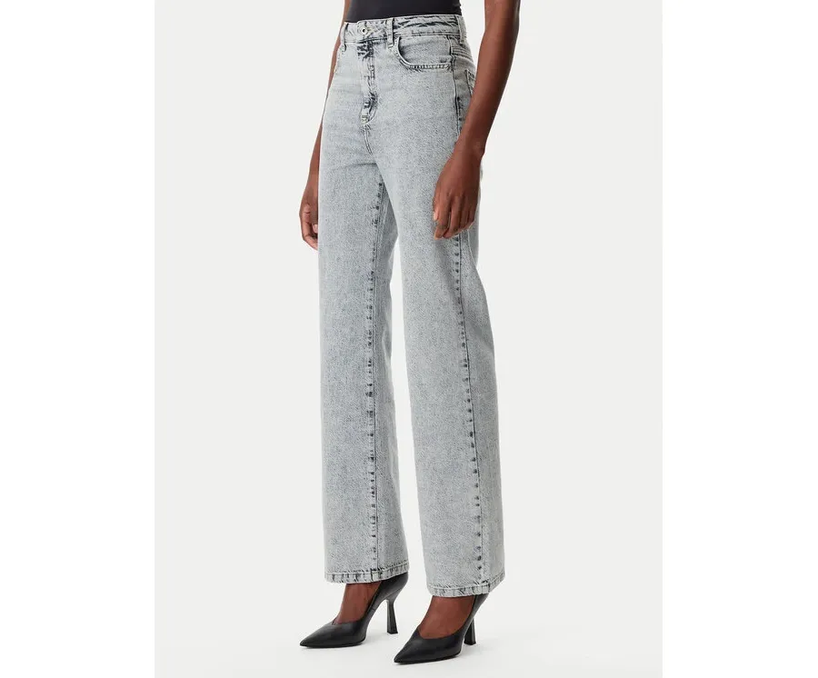 obrazek 1 Patrizia Pepe Jeansy 8P0487/D1WZN-CA50 Szary Straight Leg