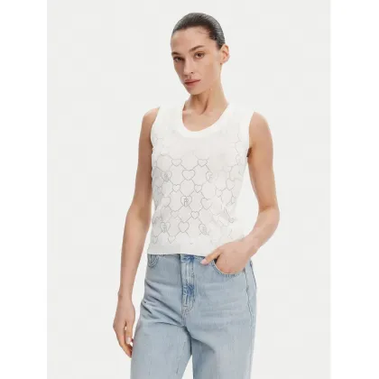 Zdjęcie Fracomina Top FR25ST4003K414R9 Écru Regular Fit