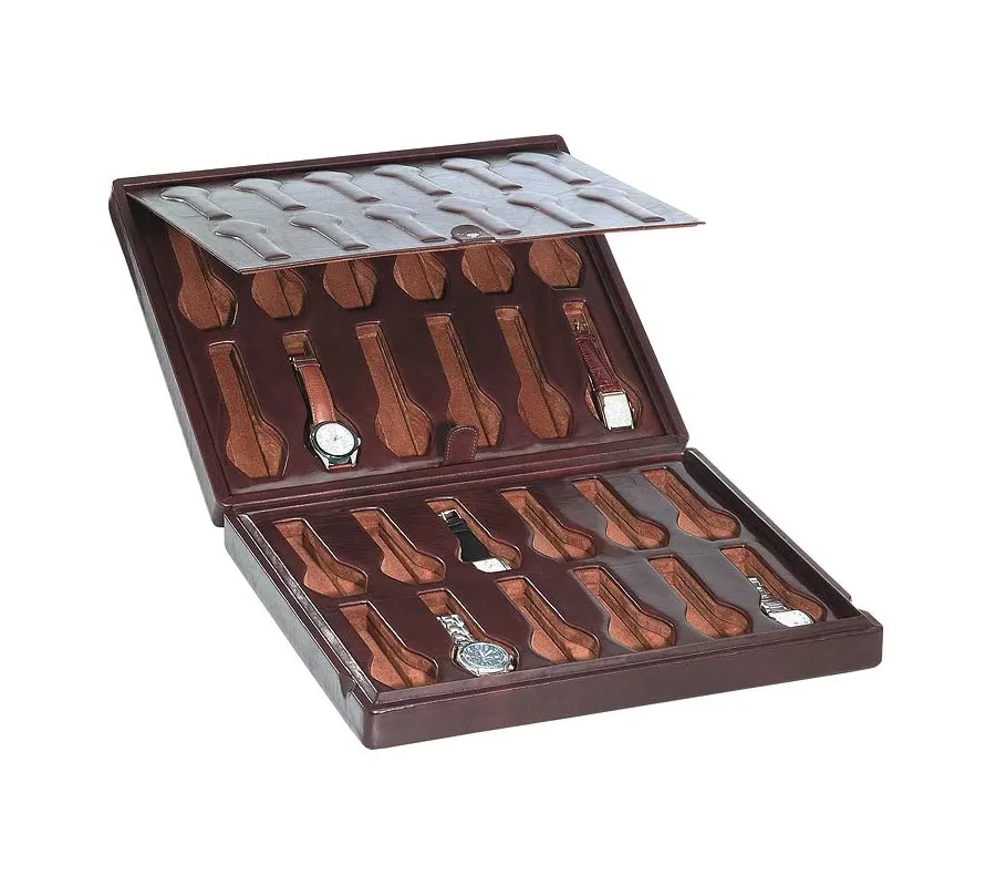 picture 1 Leather, two-level box for 24 watches! - Absolute Breton