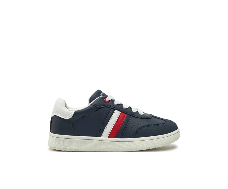 obrazek 1 Tommy Hilfiger Sneakersy Stripe Low Cut Lace-Up Sneaker T3X9-33851-1269 M Granatowy