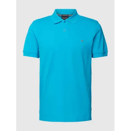 Zdjęcie Koszulka polo o kroju slim fit w jednolitym kolorze