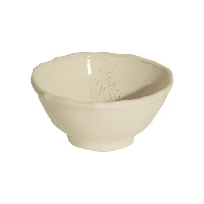 Zdjęcie Piękny talerz z ceramiki w sielskim stylu - Virginia Casa