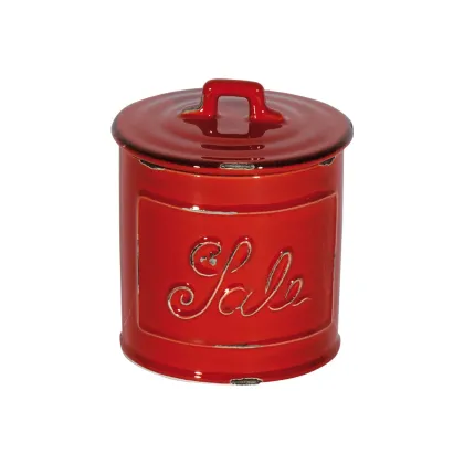 Zdjęcie Ceramiczny pojemnik na sól w stylu retro - Virginia Casa