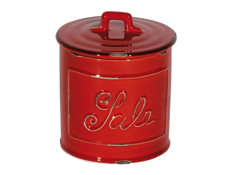 obrazek 1 Ceramiczny pojemnik na sól w stylu retro - Virginia Casa