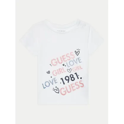 Zdjęcie Guess T-Shirt K4YI26 K6YW4 Biały Regular Fit