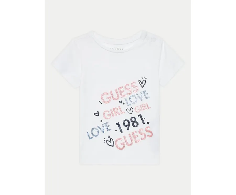 obrazek 1 Guess T-Shirt K4YI26 K6YW4 Biały Regular Fit
