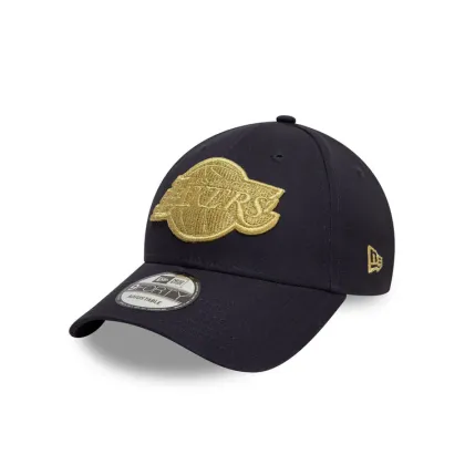 Zdjęcie New Era Czapka z daszkiem LA Lakers Metallic 9FORTY 60595197 Granatowy