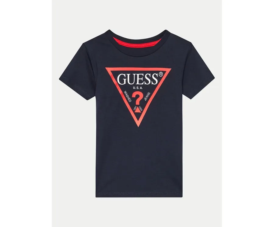 obrazek 1 Guess T-Shirt N73I55 K8HM0 Granatowy Regular Fit