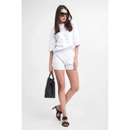 Zdjęcie Szorty dresowe damskie ARMANI EXCHANGE Armani Exchange