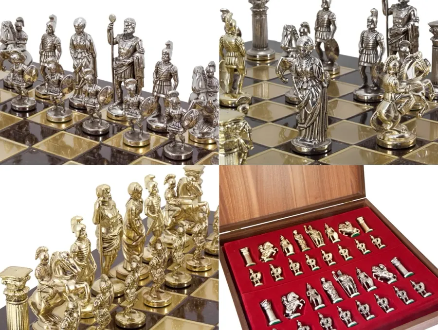 picture 2 Exclusive chess set – Greek vs. Romans