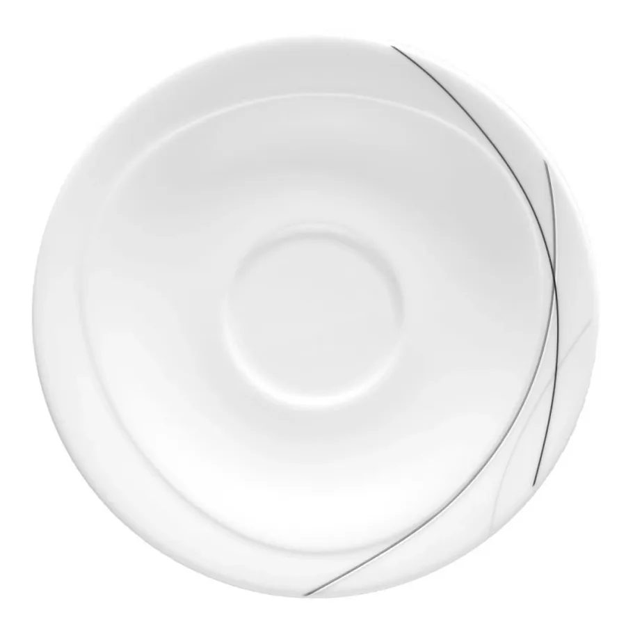obrazek 1 Piękny duży porcelanowy spodek pod filiżankę do latte – Seltmann Weiden