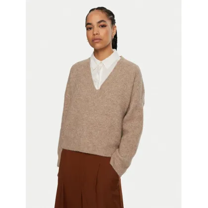 Zdjęcie Gestuz Sweter Alpha 10909332 Beżowy Loose Fit