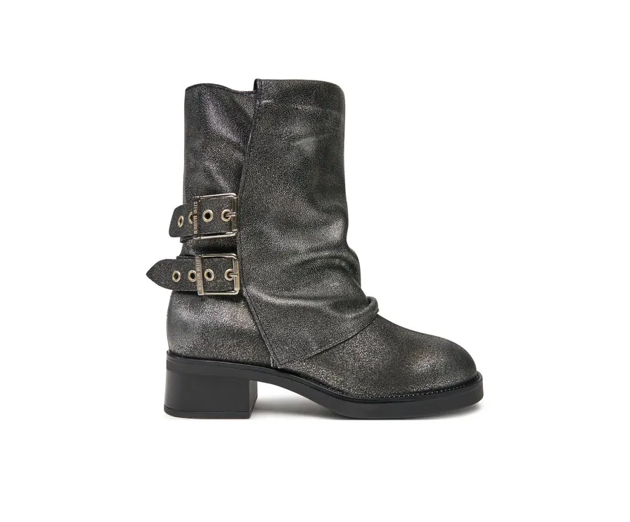 obrazek 1 Steve Madden Botki Bonfire SM11003415 Srebrny