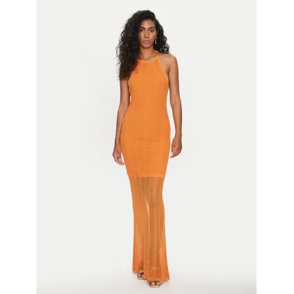 Zdjęcie Guess Sukienka codzienna Sophie W4GK24 Z3E60 Pomarańczowy Slim Fit
