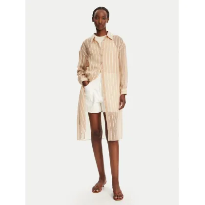 Zdjęcie LOLA CASADEMUNT Koszula LS2515045 Beżowy Relaxed Fit