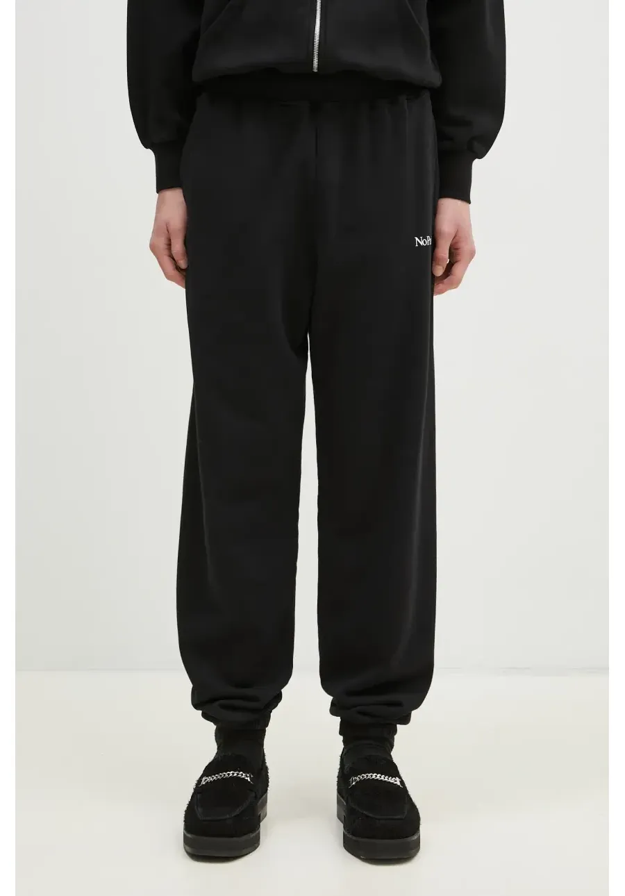 obrazek 1 No Problemo spodnie dresowe bawełniane Mini Problemo Sweatpant kolor czarny z nadrukiem NP30009.02