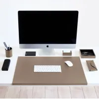 Picture Stylish desk pad from the Urania series - pigeon color