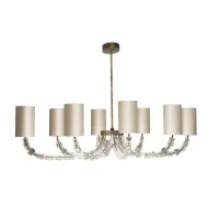 Picture Elegant chandelier with cristals and eight arms
