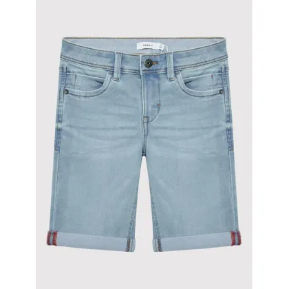 Zdjęcie NAME IT Szorty jeansowe 13150022 Niebieski Slim Fit