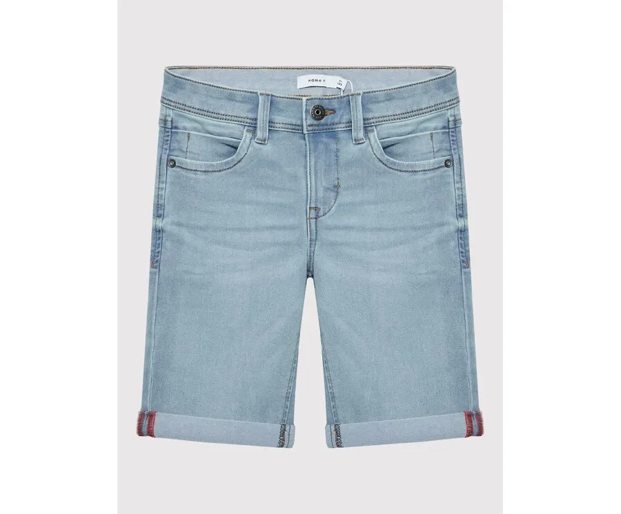 obrazek 1 NAME IT Szorty jeansowe 13150022 Niebieski Slim Fit
