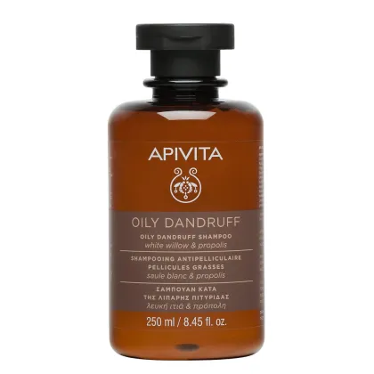 Zdjęcie Apivita Dandruff Szampon przeciwłupieżowy na łupież tłusty 250 ml