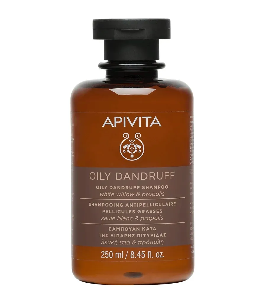 obrazek 1 Apivita Dandruff Szampon przeciwłupieżowy na łupież tłusty 250 ml
