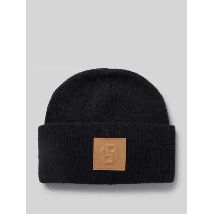 Zdjęcie Czapka beanie z detalem z logo model ‘Laru’