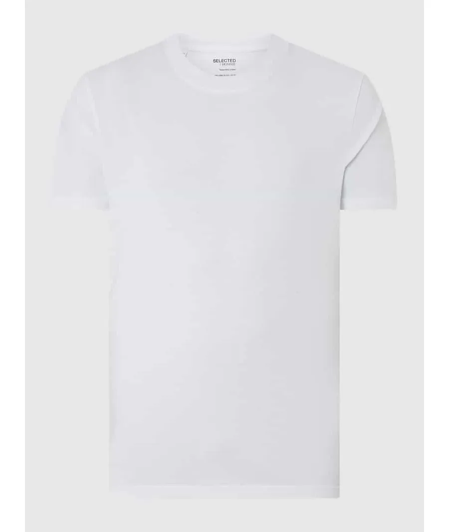 obrazek 1 T-shirt z prążkowanym, okrągłym dekoltem model ‘RELAXCOLMAN’