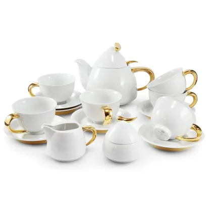 Zdjęcie Ekskluzywny 15-elementowy komplet do herbaty w stylu nowoczesnym – Rudolf Kampf