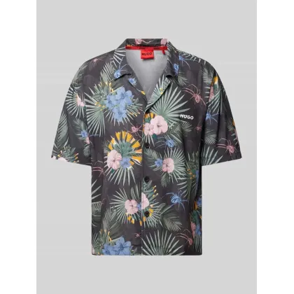 Zdjęcie Koszula casualowa o kroju relaxed fit z wiskozy model ‘BEACH’