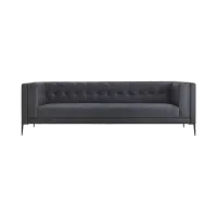 Picture Black prestigious sofa for stylish interiors - Daytona