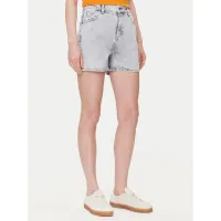Zdjęcie Mustang Szorty jeansowe Charlotte 1016558 Szary Mom Fit
