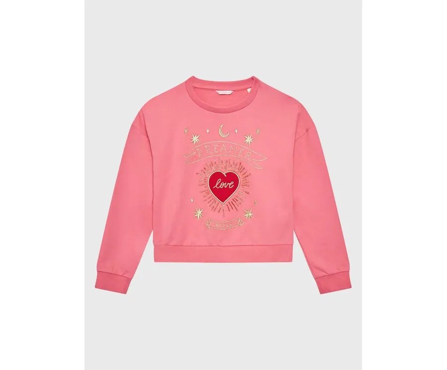 obrazek 1 Guess Bluza J3GQ02 K82T0 Różowy Regular Fit