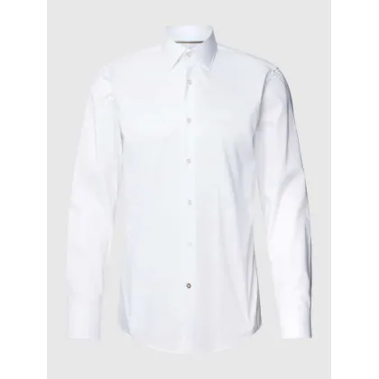 Zdjęcie Koszula biznesowa o kroju slim fit z kołnierzykiem typu kent model ‘Hank Kent’