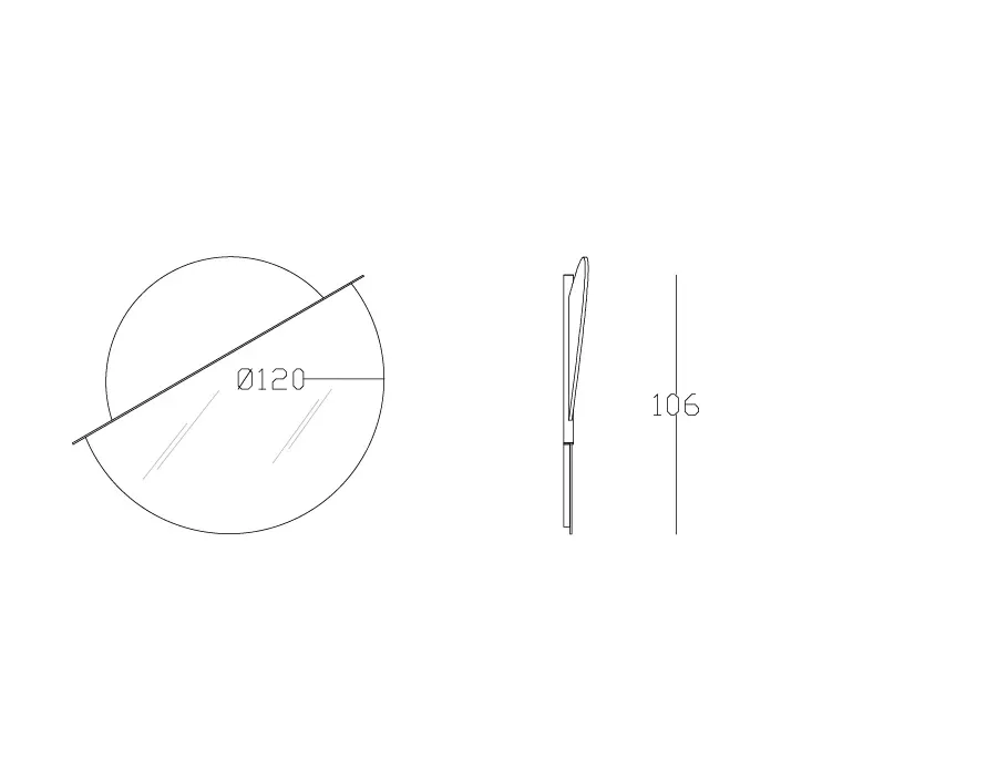 obrazek 3 Szykowne lustro do eleganckiego salonu lub sypialni w stylu minimalistycznym