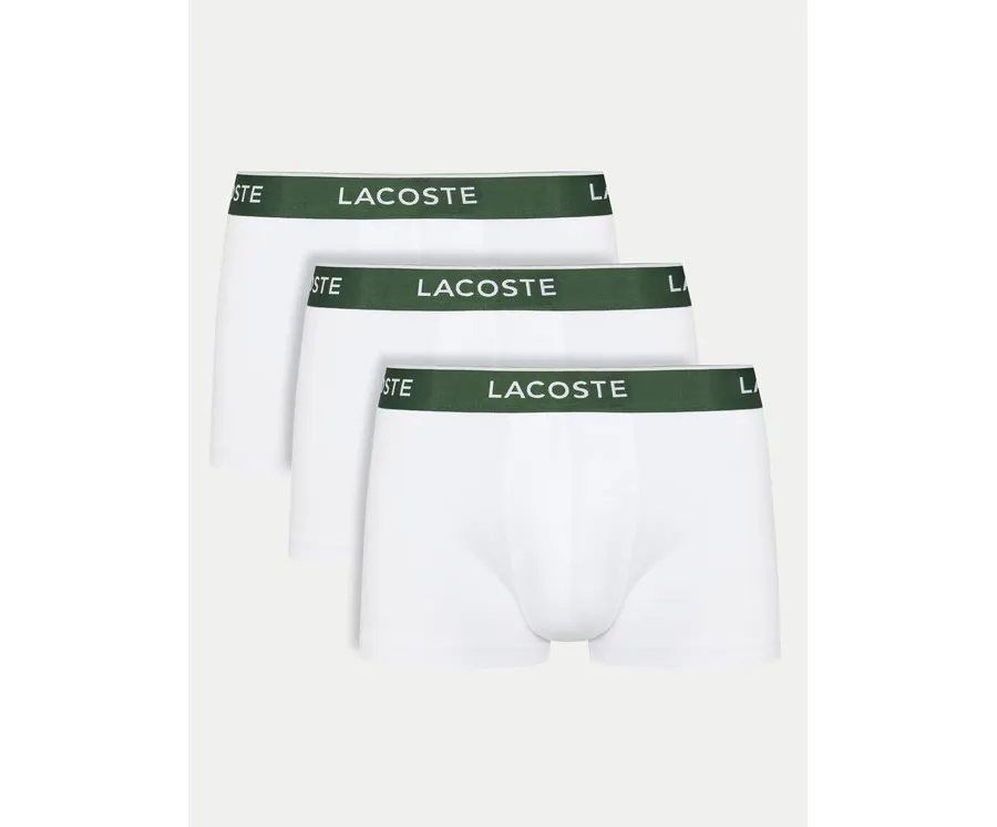 obrazek 1 Lacoste Komplet 3 par bokserek 5H1300 Biały