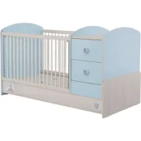 Picture A baby bed that grows with the child in boyish colors - Cilek