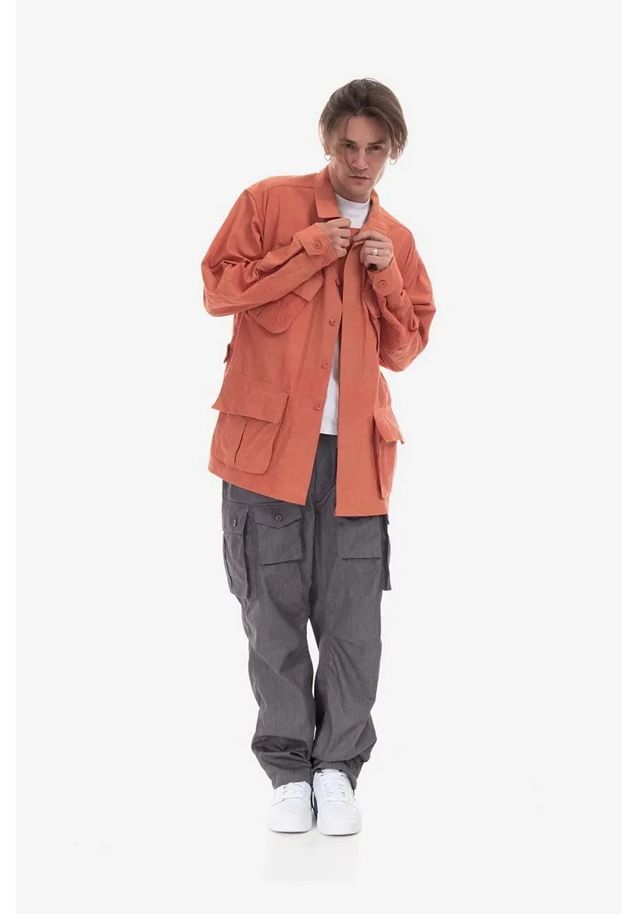 obrazek 1 Engineered Garments kurtka bawełniana kolor pomarańczowy przejściowa 23S1D047.ND034-ND034