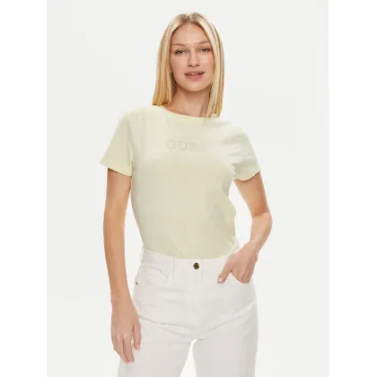 Zdjęcie Guess T-Shirt Skylar V4GI09 J1314 Zielony Slim Fit