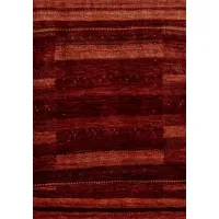 Picture Decorative red carpet hand-woven from Iran - Jordan