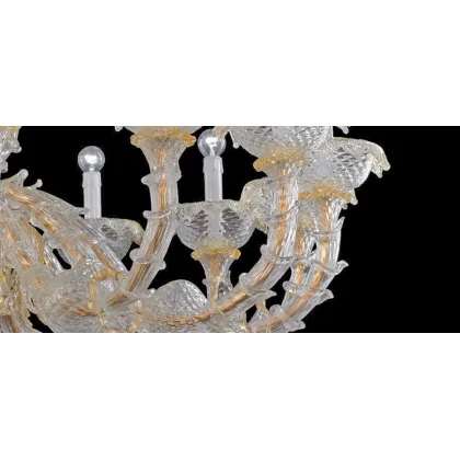 Zdjęcie Ekskluzywny żyrandol ze szkła Murano - Vetreria Artistica Rosa