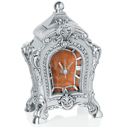 Picture Exclusive clock with a marble dial