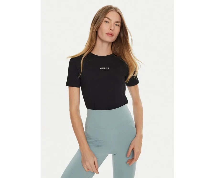 obrazek 1 Guess T-Shirt Marika V4YI22 KCD02 Czarny Regular Fit