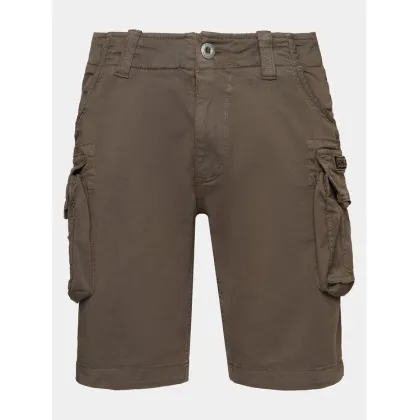 Zdjęcie Alpha Industries Szorty materiałowe Crew 176203 Szary Slim Fit