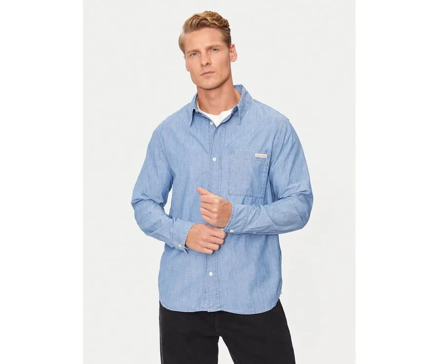 obrazek 1 Calvin Klein Jeans Koszula J30J326676 Niebieski Regular Fit