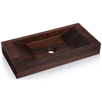 Picture Stunning 60 cm SIRIUS SAPELLI washbasin, glossy, natural varnish