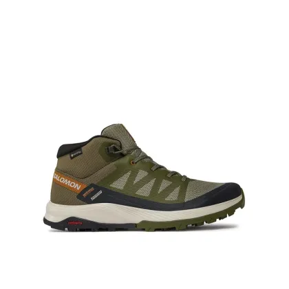 Zdjęcie Salomon Trekkingi Outrise Mid GORE-TEX L47143600 Khaki