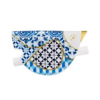 Picture A cobalt blue porcelain bird from the Love Birds - Vista Alegre collection